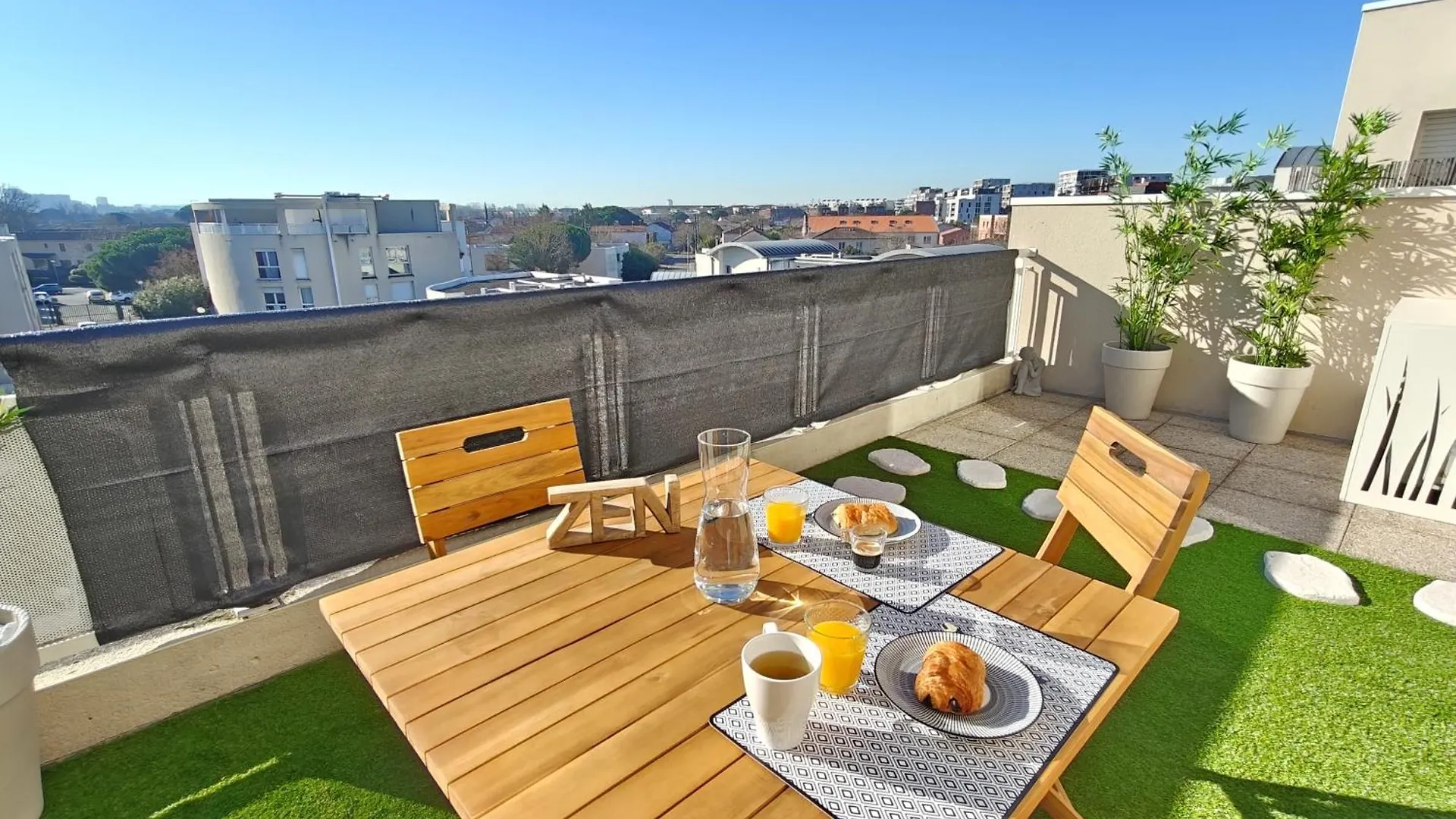 Апартаменты La Parenthese Zen - Grande Terrasse Avec Vue Тулуза